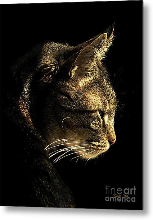 Cats Metal Print featuring the photograph Tiger Within by Dale  Ford