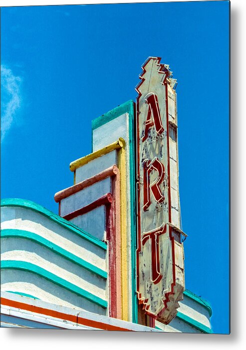 Art Metal Print featuring the photograph Art Theater--Film Image by Matthew Bamberg