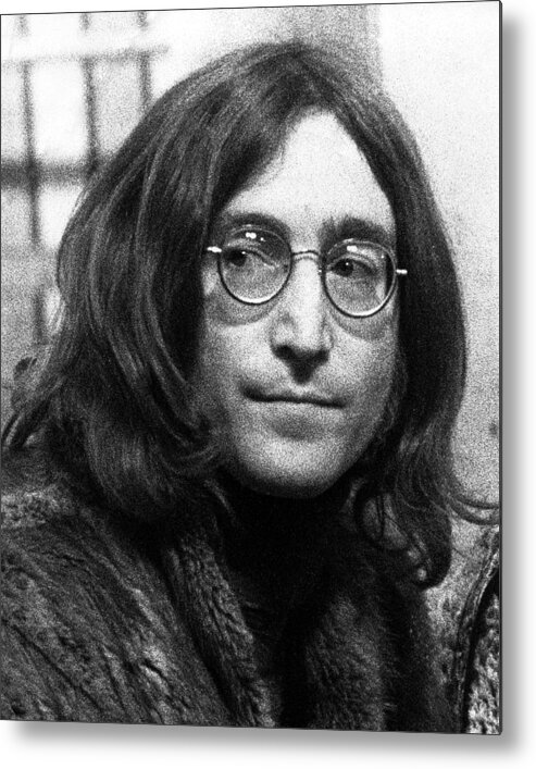 John Lennon Metal Print featuring the photograph Beatles - John Lennon by Chris Walter