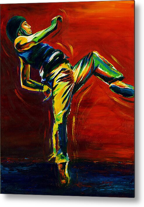 Dance Metal Print featuring the painting Hip Hop by Shevon Johnson