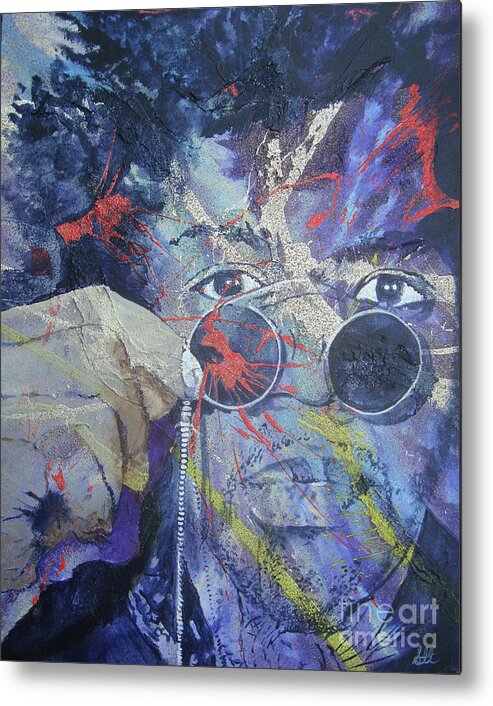 Jimi Hendrix Metal Print featuring the painting I See What You Mean by Stuart Engel
