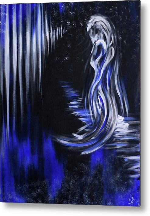 Night Apparition Metal Print featuring the painting Night Apparition by Franklin Kielar