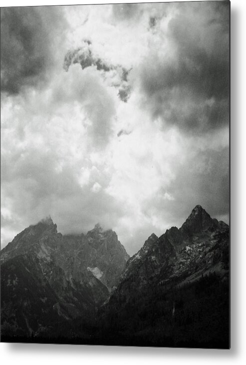 Landscape Metal Print featuring the photograph Teton Sky by Allan McConnell
