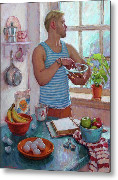 Adam At The Kitchen Window by David Tanner
