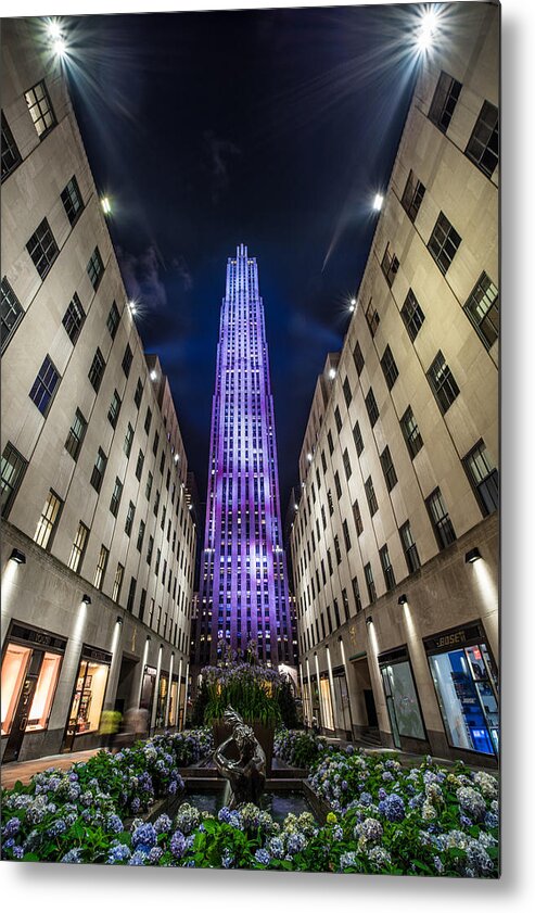 New York Metal Print featuring the photograph Rockefeller Center - New York - New York - USA 3 by Larry Marshall