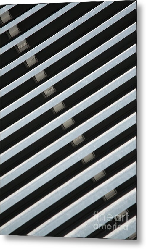 Abstract Metal Print featuring the photograph Architectural detail by Deborah Benbrook