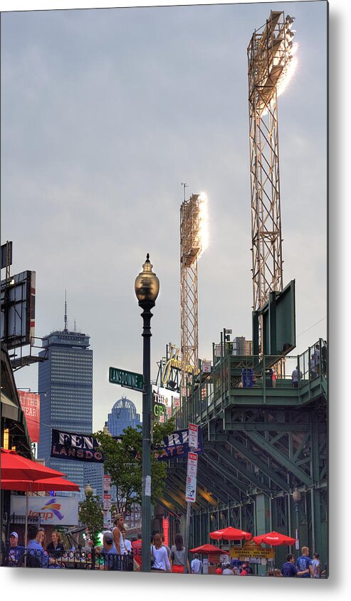 Fenway Metal Print featuring the photograph Fenway Park Game Day by Joann Vitali