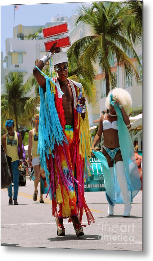 Miami Metal Print featuring the photograph Miami Pride Parade 2013 by Shanna Vincent