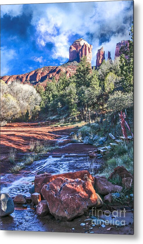 Arizona Metal Print featuring the photograph Red Rock Crossing by Randy Jackson