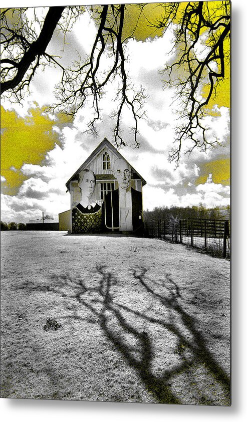 Grant Wood Metal Print featuring the photograph Rural Americana by Jamieson Brown