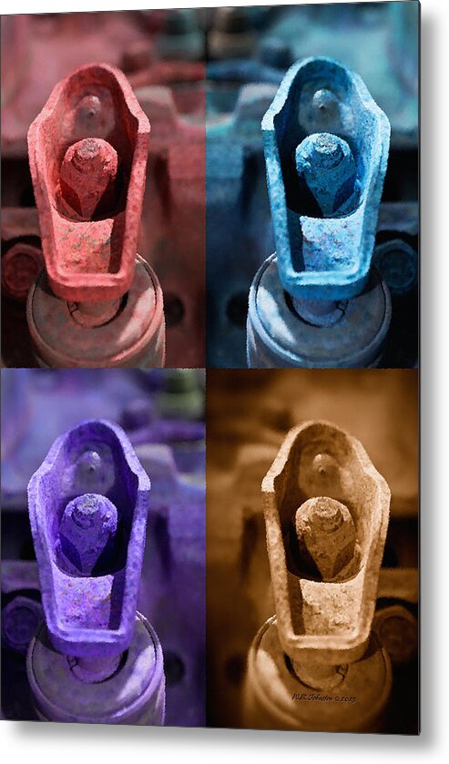 Rust Metal Print featuring the photograph Rusty Valves by WB Johnston