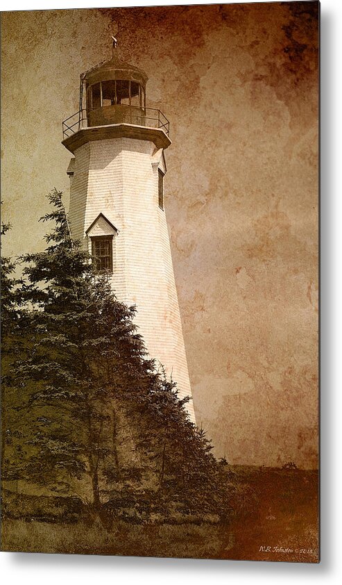 Lighthouse Metal Print featuring the photograph Sea Cow Head Lighthouse by WB Johnston