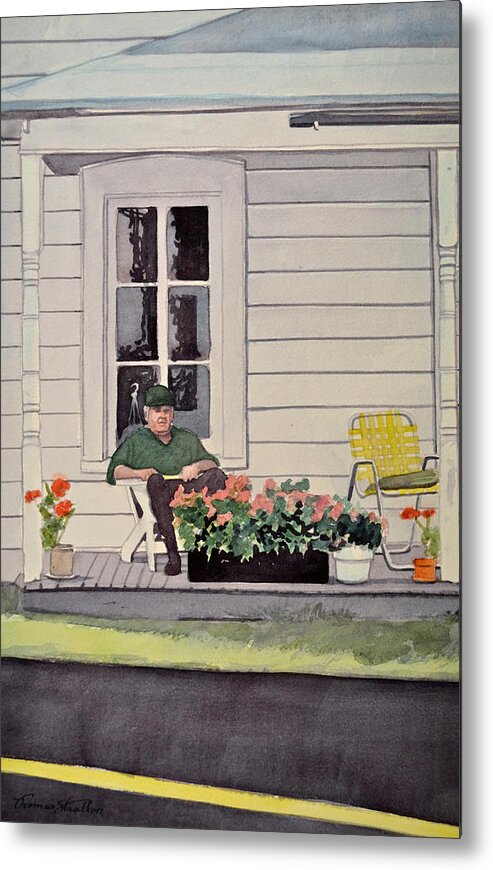 Country Life Metal Print featuring the painting Still Life with Human by Thomas Stratton