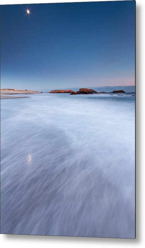 Seascape Metal Print featuring the photograph Water Fibre by Bryan Bzdula
