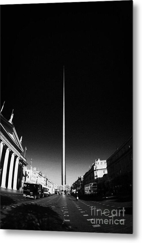Dublin Metal Print featuring the photograph O'Connell Street Dublin by Joe Fox