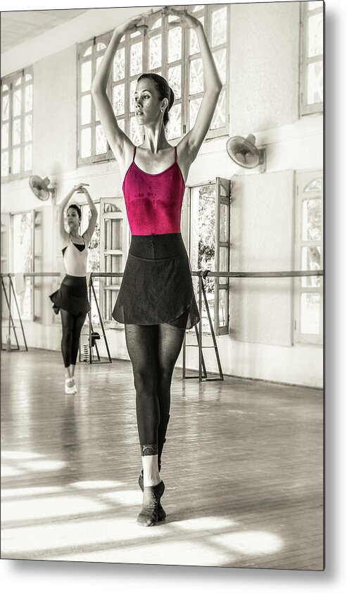 Architectural Photographer Metal Print featuring the photograph Camaguey Ballet 1 by Lou Novick