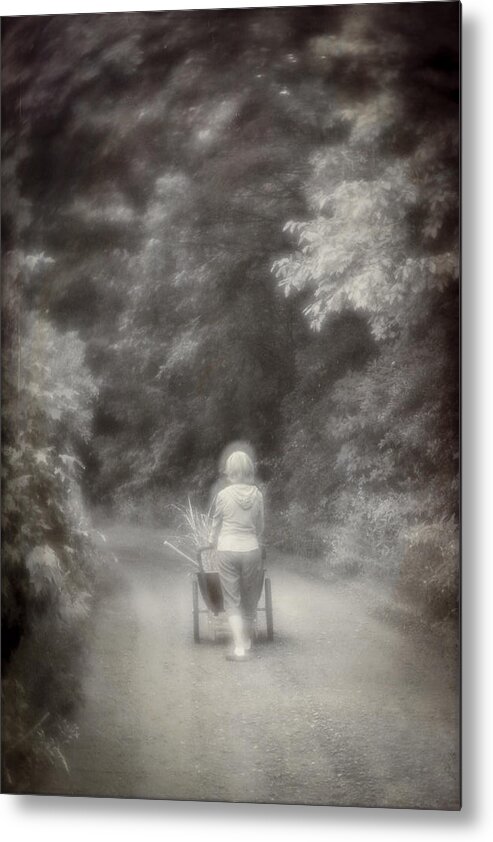 Farm Metal Print featuring the photograph Planting-sepia by Joye Ardyn Durham