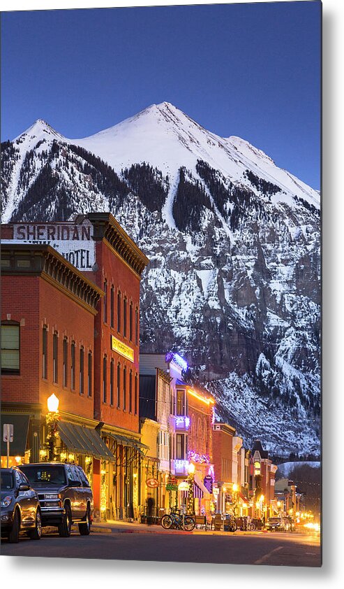 Telluride Metal Print featuring the photograph Telluride Main Street 2 by Whit Richardson
