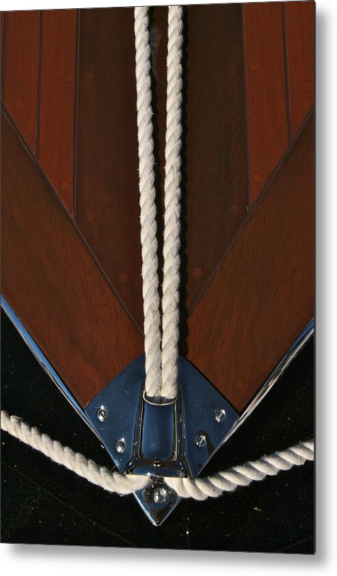 Tahoe Metal Print featuring the photograph Wooden Boat Detail by Steven Lapkin
