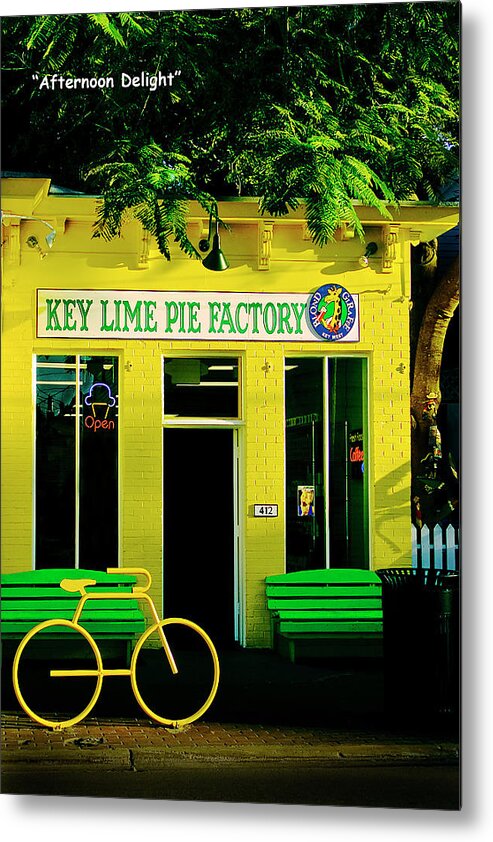 Yellow Metal Print featuring the photograph Afternoon Delight by R C Fulwiler