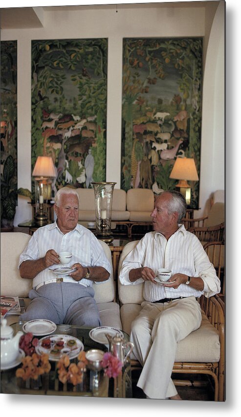 People Metal Print featuring the photograph Carty And Peabody by Slim Aarons
