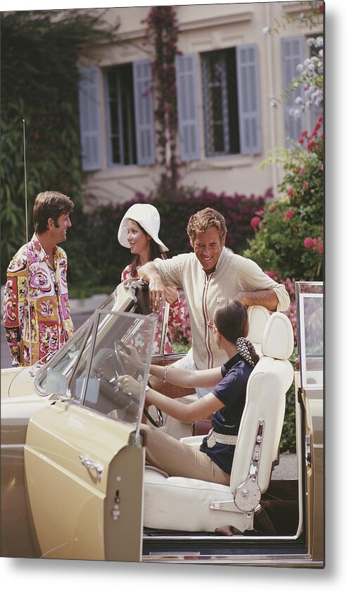People Metal Print featuring the photograph French Holiday by Slim Aarons