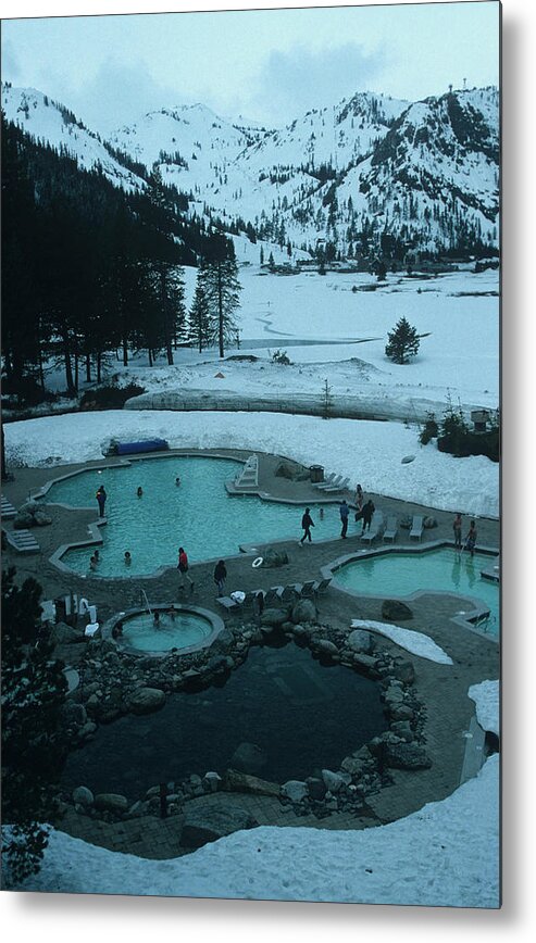 California Metal Print featuring the photograph Squaw Valley Pool by Slim Aarons