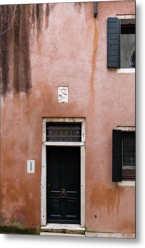 Venice Metal Print featuring the photograph Terracotta Venice House by Georgia Clare