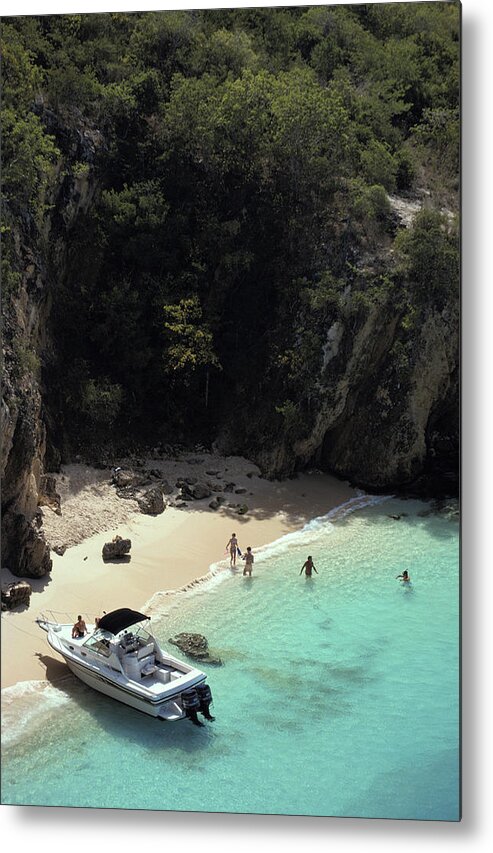 People Metal Print featuring the photograph Trip To Little Bay by Slim Aarons