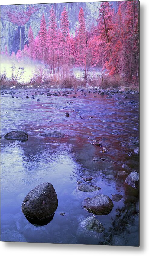 Yosemite Metal Print featuring the photograph Valley River in Yosemite by Jon Glaser
