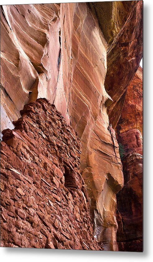 Indian Ruins Metal Print featuring the photograph Dwelling by Lou Novick