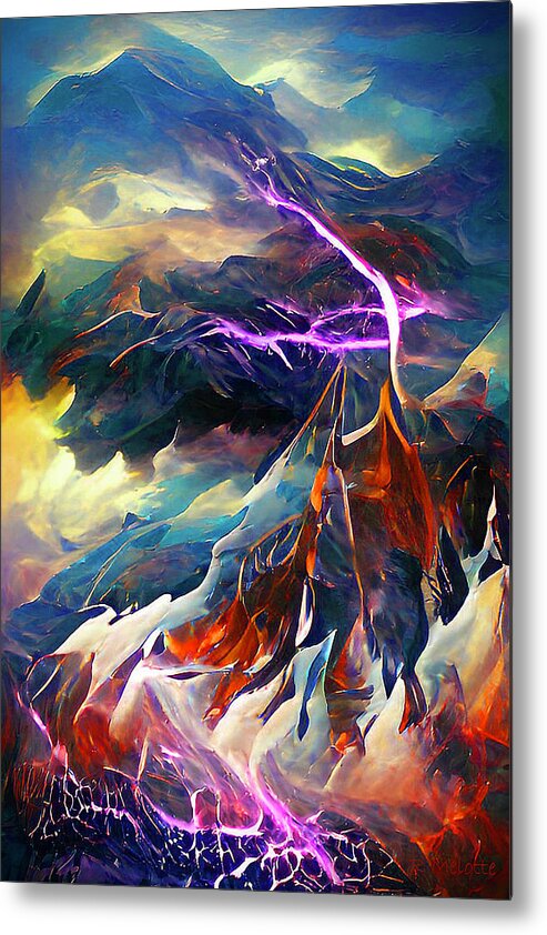 Edvard Grieg Metal Print featuring the digital art Hall of the Mountain King by Rod Melotte