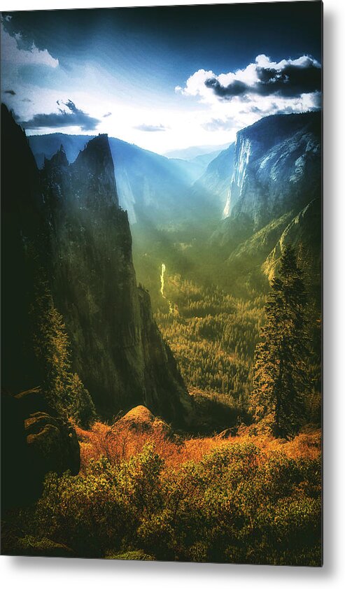 Yosemite Metal Print featuring the photograph West Yosemite Valley Light by Lawrence Knutsson