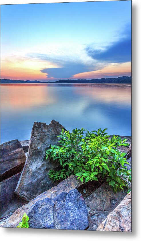Lake Metal Print featuring the photograph Eight Second Exposure by Ed Newell