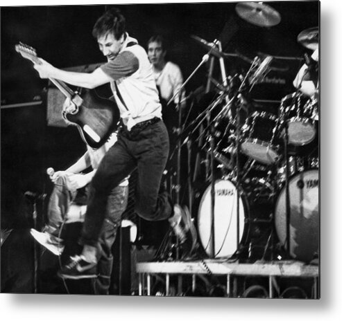 Pete Townshend Metal Print featuring the photograph Classic Pete Jump by Jurgen Lorenzen