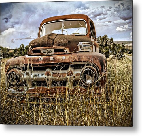 Ford Metal Print featuring the photograph ORD by Gia Marie Houck