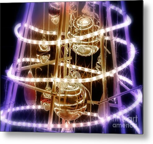 Seasons Metal Print featuring the photograph Merry Christmas #1 by Edmund Nagele FRPS