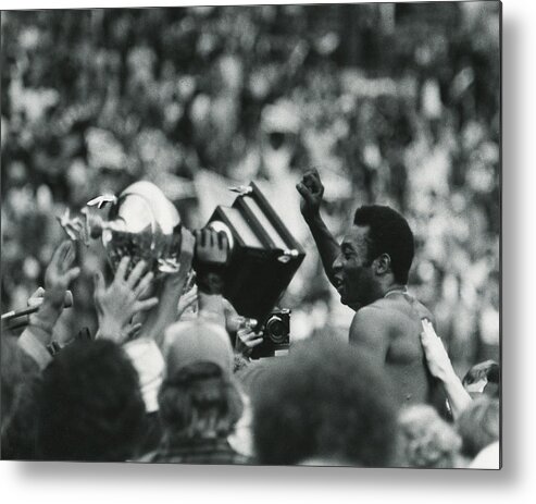 classic Metal Print featuring the photograph Pele #4 by Retro Images Archive