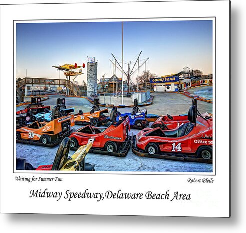 Go Carts Metal Print featuring the photograph Waiting for Summer by Gene Bleile Photography 