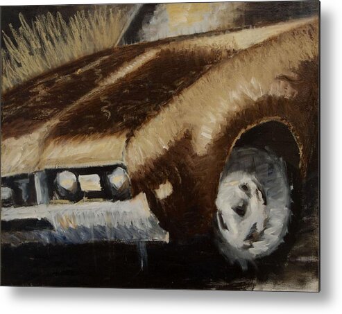 Oil Painting Metal Print featuring the painting 442 by Jeff Levitch