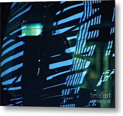 Abstract Metal Print featuring the photograph Abstract Reflection 9 by Sarah Loft