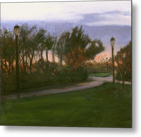 June Metal Print featuring the painting After The Rain by Sarah Yuster