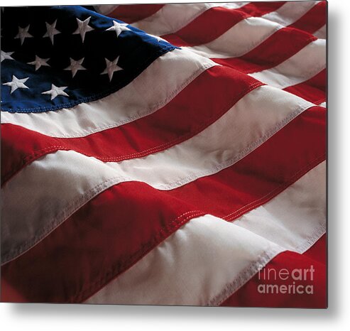 Old Glory Metal Print featuring the photograph American Flag by Jon Neidert