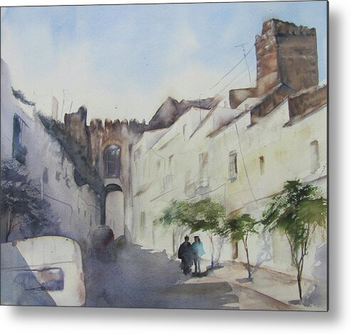 Spain Metal Print featuring the painting Arcos by Amanda Amend