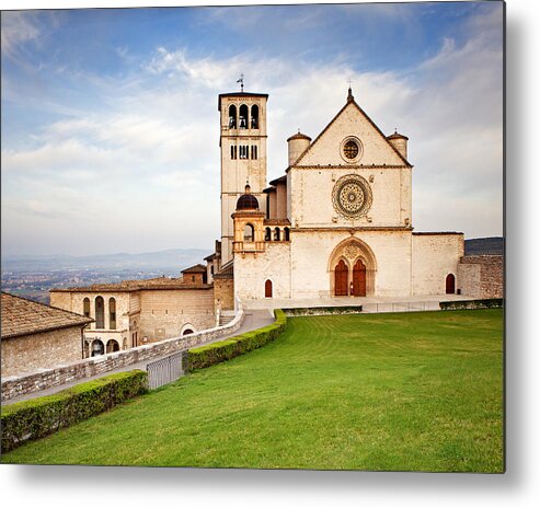 Italy Metal Print featuring the photograph Basilica of Saint Francis by Good Focused