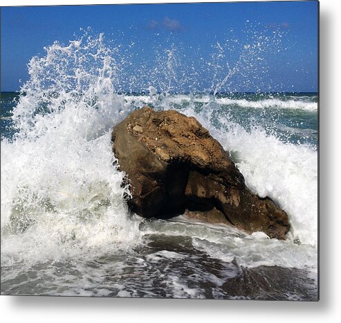 Ocean Metal Print featuring the photograph Beach Greece by Andre Brands