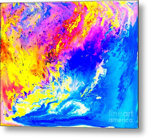 Weather Metal Print featuring the mixed media Beautiful weather by Pauli Hyvonen