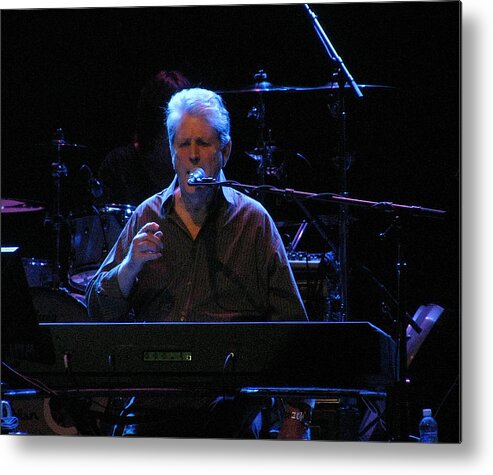 Brian Wilson Metal Print featuring the photograph Brian Wilson by Melinda Saminski