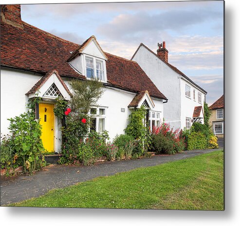 English Village Metal Print featuring the photograph Causeway Cottages Finchingfield by Gill Billington
