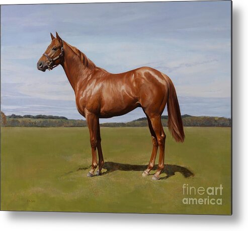 Colt Metal Print featuring the painting Colt by Emma Kennaway